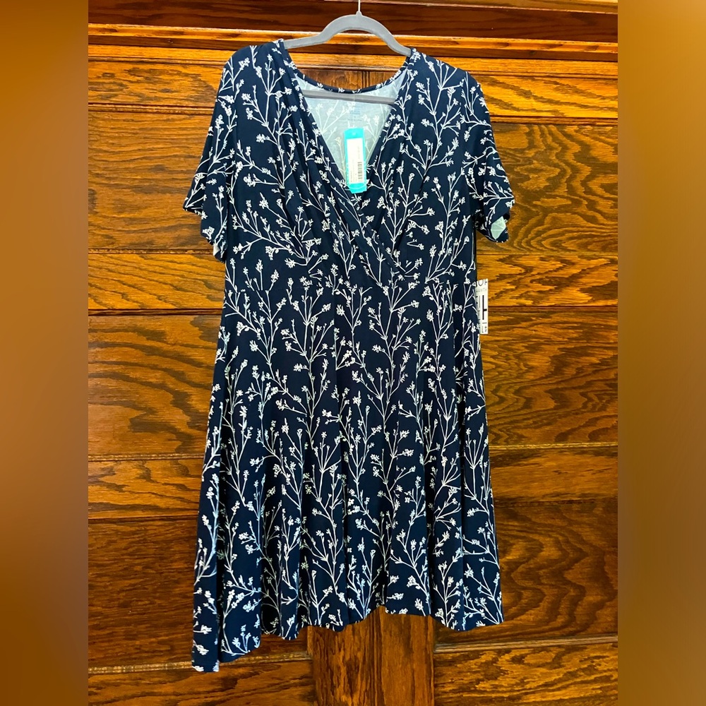NWT 41 Hawthorne blue and white dress in XL purchased from stitch fix.